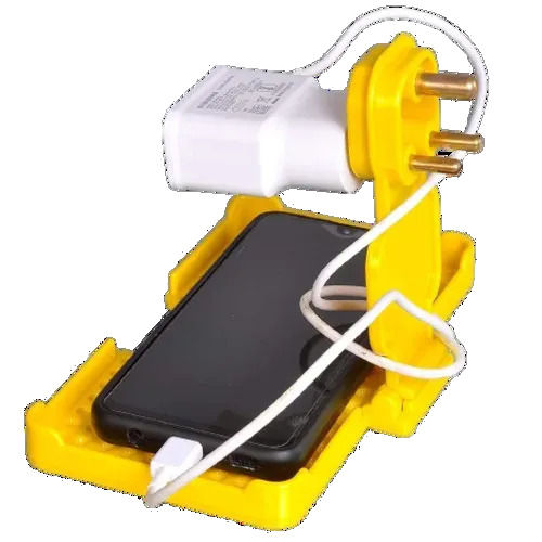 Wall Holder Phone Charging Stand - Body Material: Plastic