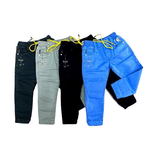 Multicolor Kids Elastic Pants