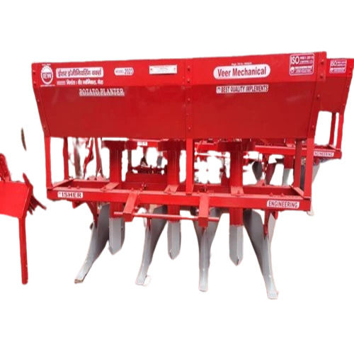 Rectangular Mild Steel Potato Planter For Agricultural