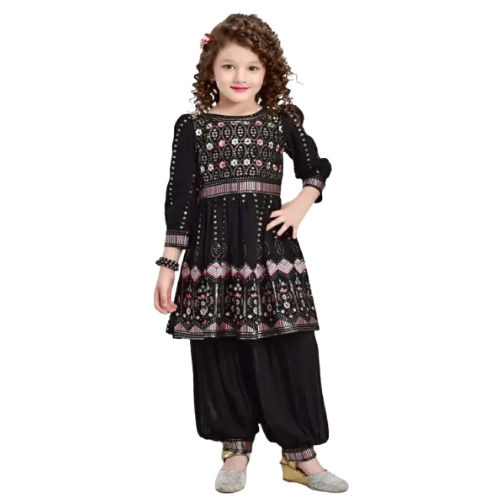 Choli Sharara - Color: Black