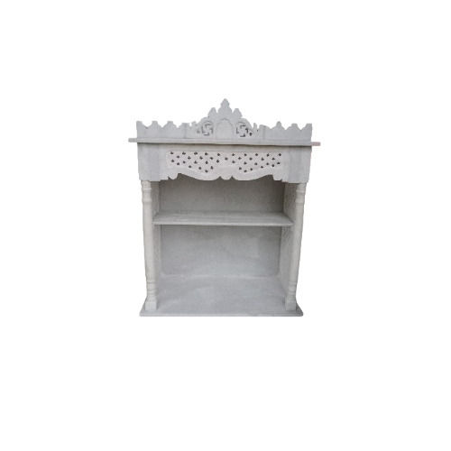 Carved White Marble Temple For Home