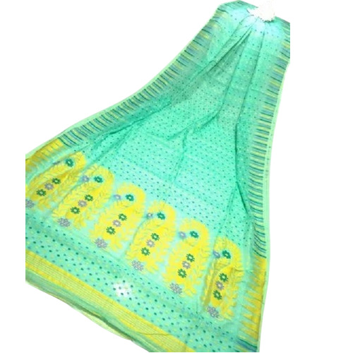 Cotton Silk Jori Jamdani Saree - Elegant Lightweight Design, Fade Resistant for All Seasons, Perfect for Gifting