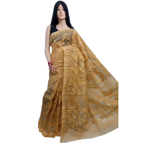Dhakai Jamdani Saree For Daily Wear - Color: Various Sizes Are Available