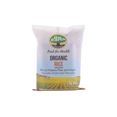 GO EARTH ORGANIC Indian Origin Organic Sona Mansoori Rice 5 kg