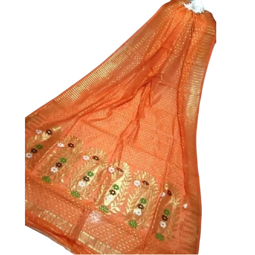 Cotton Silk Jori Jamdani Saree - Elegant Style, Soft Touch Fabric | Skin-Friendly, Smooth Texture, Wear Resistant Design