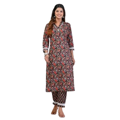 Printed Cotton Suit Set By Morni Fashions