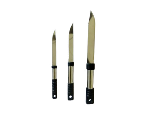 Ss Blade Kitchen Knife - Color: Black