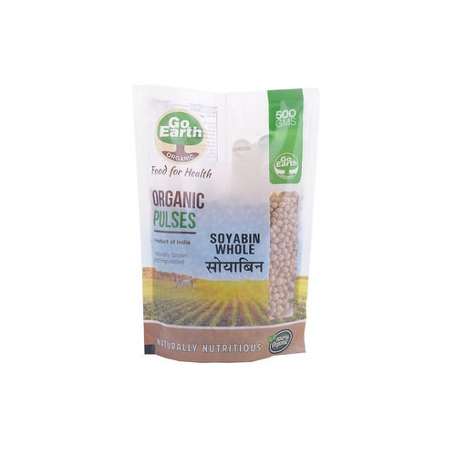 Organic Soyabean Whole 500 Grams By GO EARTH ORGANIC