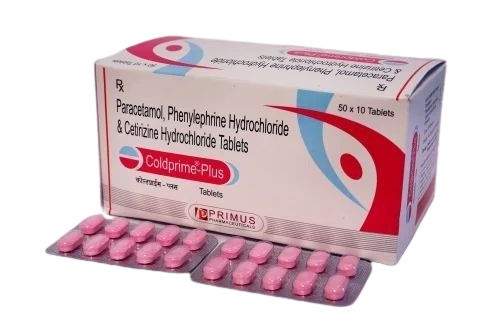 Paracetamol, Phenylephrine Hydrochloride And Cetirizine Hydrochloride Tablet