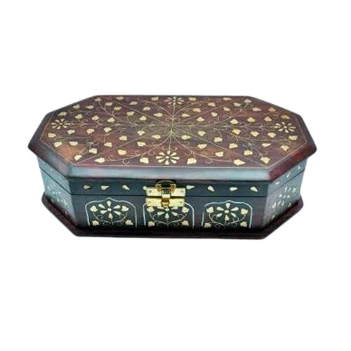 Octagonal Wooden Jewelry Box