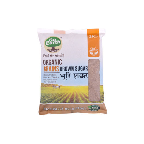 GO EARTH ORGANIC Indian Origin Organic Brown Sugar 2 kg