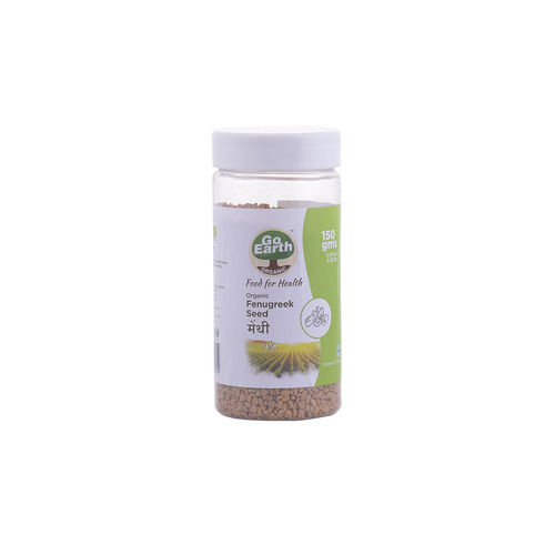 GO EARTH ORGANIC Indian Made Organic Methi Seed Fenugreek Seed 150gm