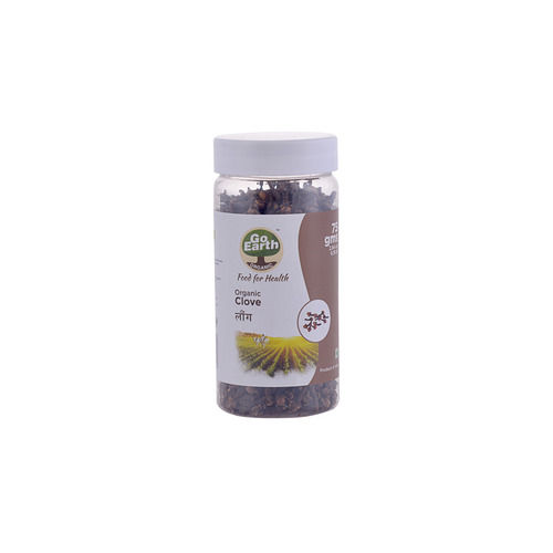 GO EARTH ORGANIC Indian Made Organic Whole Clove (Lavang) 75gm