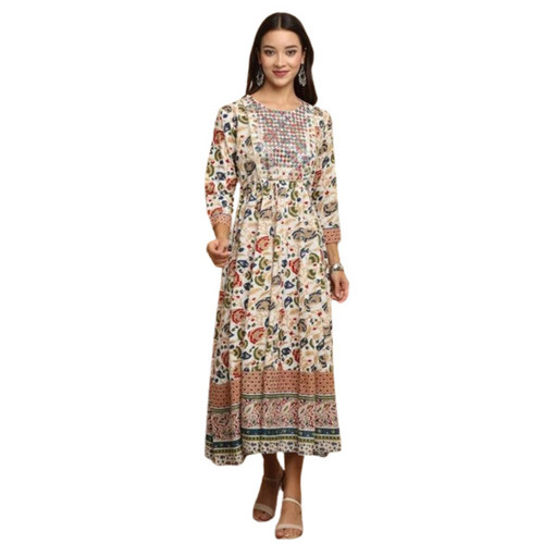 Anarkali Kurti - Color: Multicolor