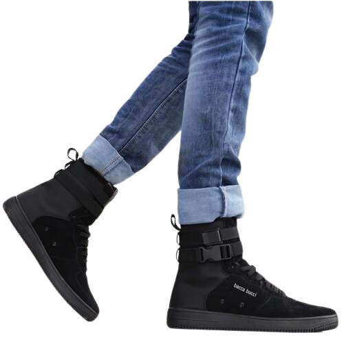 Stylish And Lightweight Black Color Casual Shoes