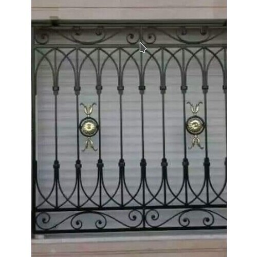 Home Iron Windows Grill - Color: Black