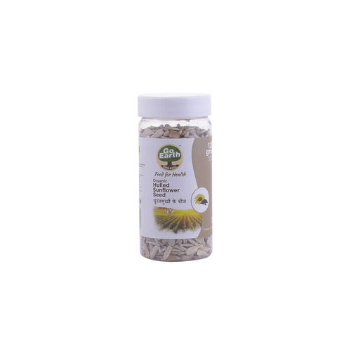 GO EARTH ORGANIC Indian Origin Organic Hulled Sunflower Seeds 125 gm