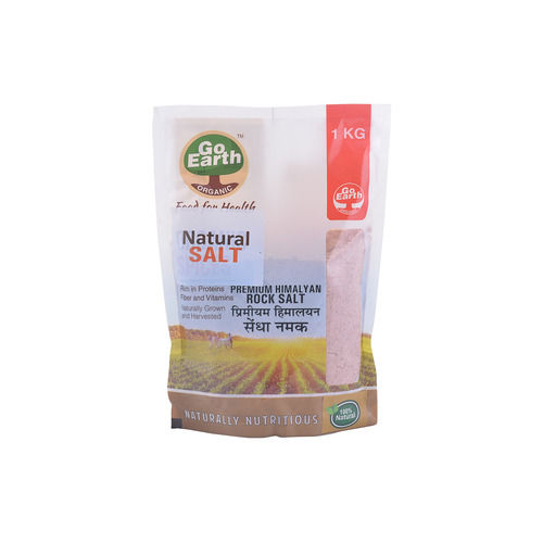 GO EARTH ORGANIC Indian Origin Premium Himalyan Pink Rock Salt 1 kg