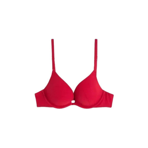 Red Padded Ladies Bra