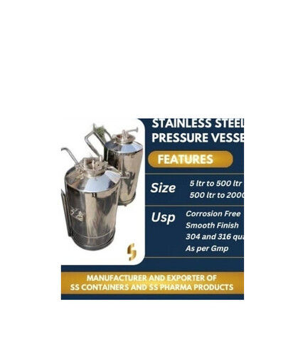 Corrosion Resistant Stainless Steel Pressure Vessel