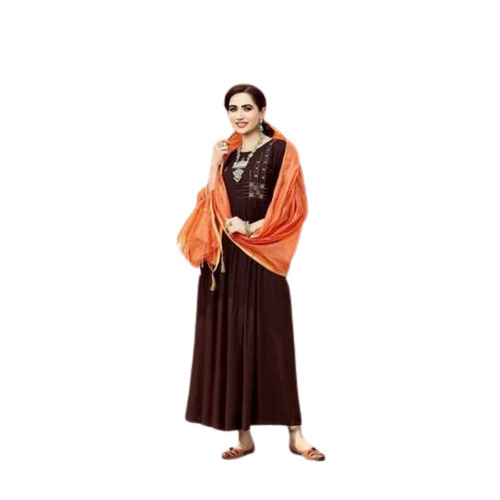 Rayon Ladies Kurtis - Color: Black