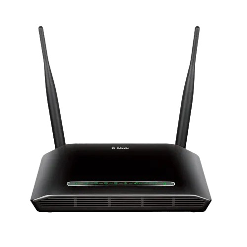 D-Link Wireless Network Router - 160x115x30 mm, Matte Black, 2 WAN Ports, 4 LAN Ports, USB 2.0, Single Band, 3-Year Warranty, Guest Network Enabled