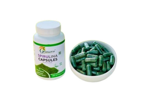 Pure Nutrient-Rich Algae Spirulina Capsules For Immune Support