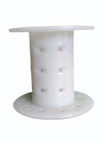 White Color Round Shape Plastic Material Textile Bobbins