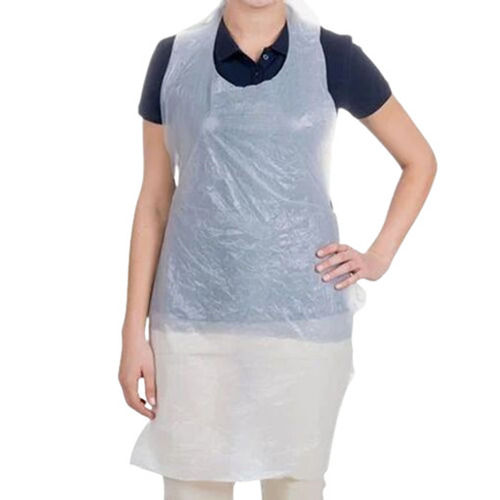 Regular Fit Breathable Transparent Plastic Disposable Aprons for Hospital