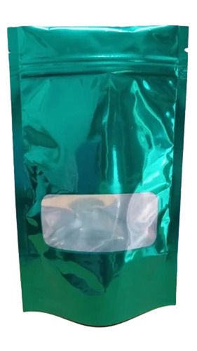 Green Color Matte Finish Laminated Pouches For Packaging