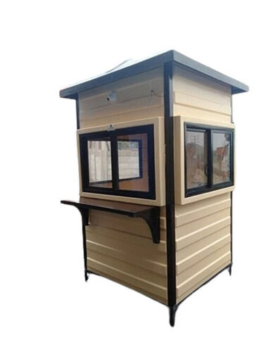 Frp Paint Coated Portable Security Cabin For Guard Room