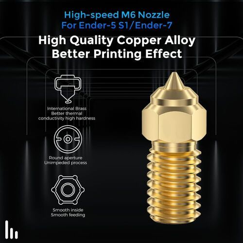 Corrosion Resistant Coppex 3D Printer Brass Nozzle