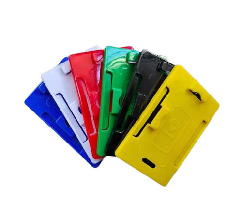 Light Weighted Rectangular Waterproof Crack Resistant Plain Plastic Card Holder