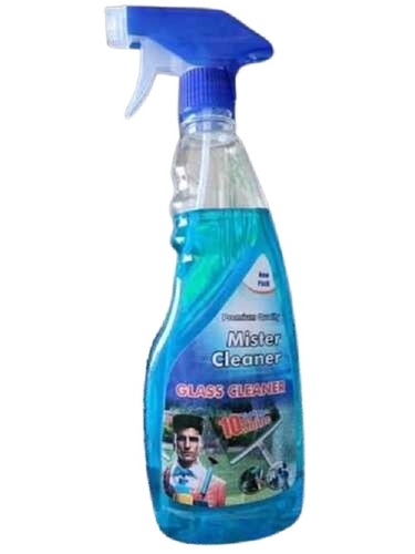 Glass Cleaner - Liquid Formula, Blue Color | Streak-Free Shine, Effortless Dirt Removal, Pleasantly Fresh Fragrance