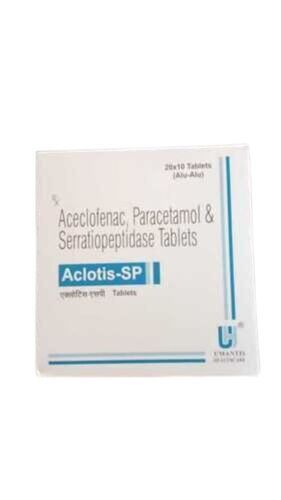 Aceclofenac Paracetamol Serratiopeptidase Tablets