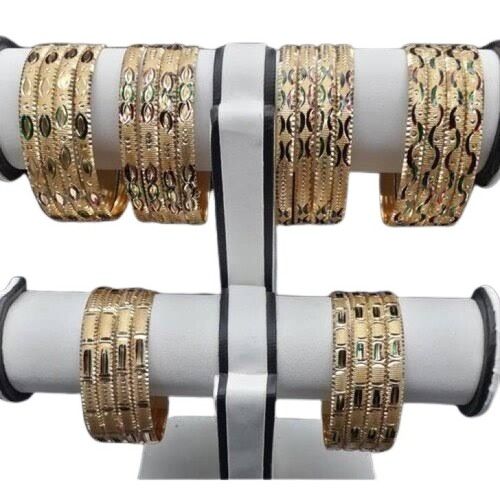 Gold plated bangles