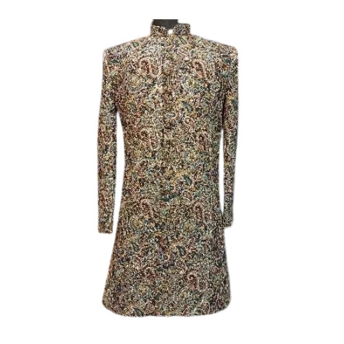 Mens Sherwani - Multicolor, Customized Sizes (S-XXXL) | Embroidered, Breathable, Skin Friendly, Timeless Elegance for Weddings and Formal Events