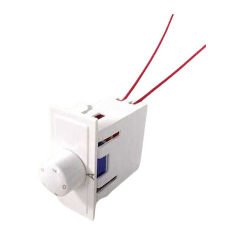 Fan Regulator - Polished Abs, Standard Size, White Color | High Strength, Crack Resistance, Heat Resistance, Shock Resistance, Easy To Install, Lightweight, Wall Mounted