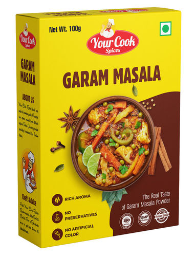 No Preservatives Powder 100 Gm Garam Masala