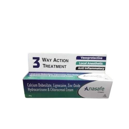 Calcium Dobesilate Lignocaine Zinc Oxide Hydrocortisone And Chlorocresol Cream