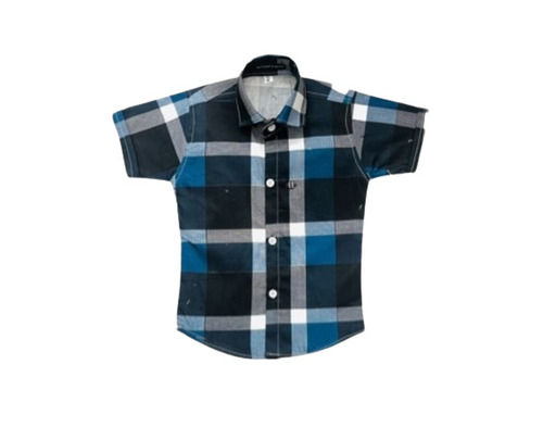 Comfortable To Wear Kids Check Shirts