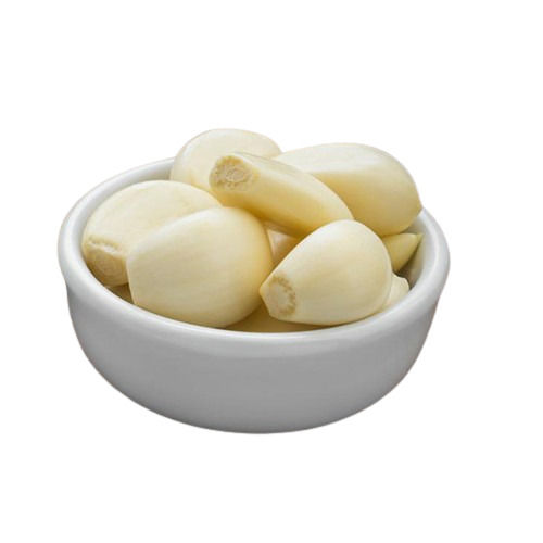 A Grade Indian Origin Common Cultivated 100 Percent Purity Fresh White Peeled Garlic