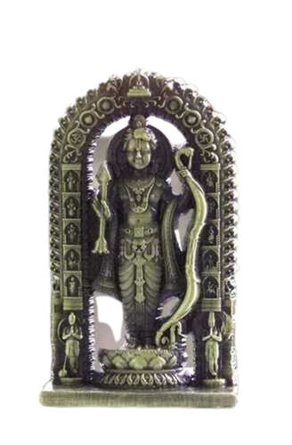 Polished Finish Ram Lala Metal Murti For Worship