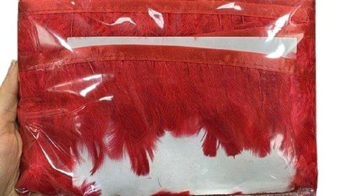 Handmade 9 Meters Long Feather Lace