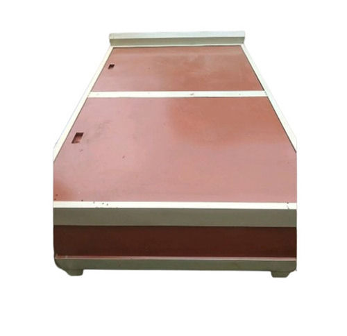 Floor Standing Indian Style Termite Resistant Polished Solid Wooden Single Bed