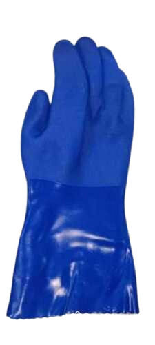 Eco Friendly Plain Blue Full Finger Hand Gloves at Best Price in ...