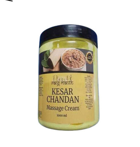 100 Percent Purity Chemical Free All Skin Types Non-Sticky Kesar Chandan Massage Cream