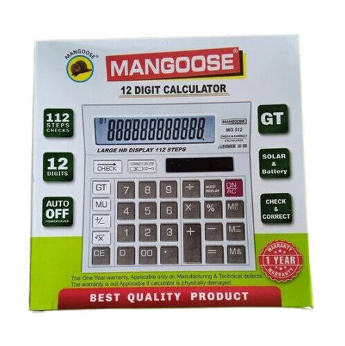 12 Digital Calculator MG 512