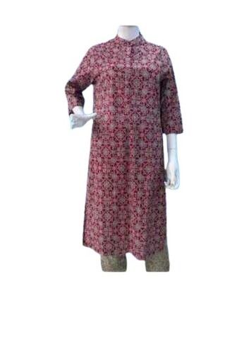 cotton hand prints block kurti for women