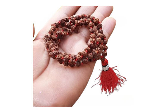 Round Rudraksha Mala, 5mm